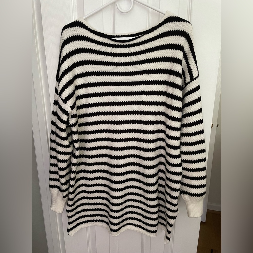 Oversized Striped Sweater